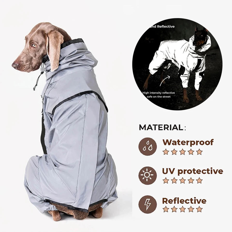 Reflective Dog Raincoat