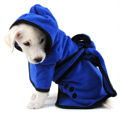 Dog Bathrobe Hooded